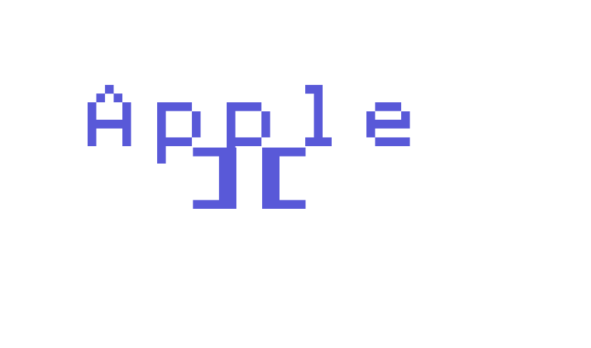 Apple ][ Font Download